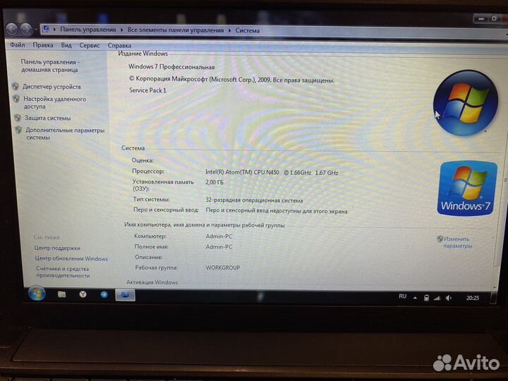 Нетбук asus 2gb /128ssd / новый акб