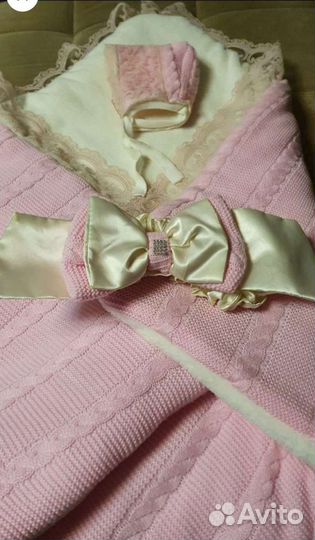 Конверт одеяло на выписку и костюм