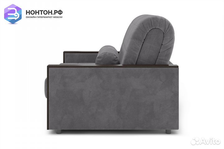 Кресло аккордеон Милена серое