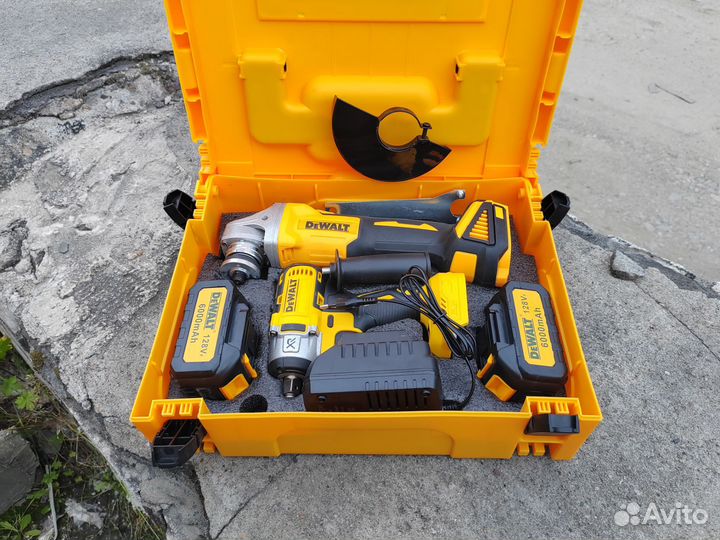 Набор аккумуляторного инструмента dewalt 2в1