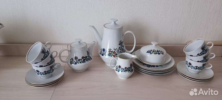 Чайный сервиз фарфор гдр