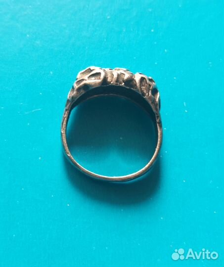 Серебряное кольцо. 17 размер. Проба 925. СССР