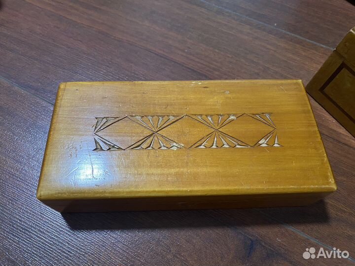 Деревянные шкатулки СССР