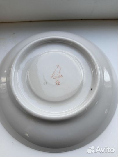 Чашка с блюдцем дулево колокольчики