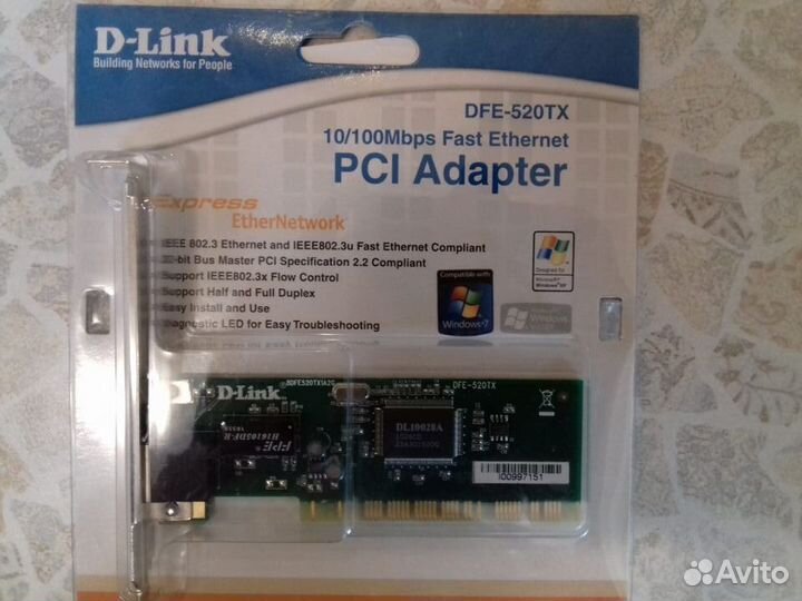 Сетевая карта D-Link DFE-520TX