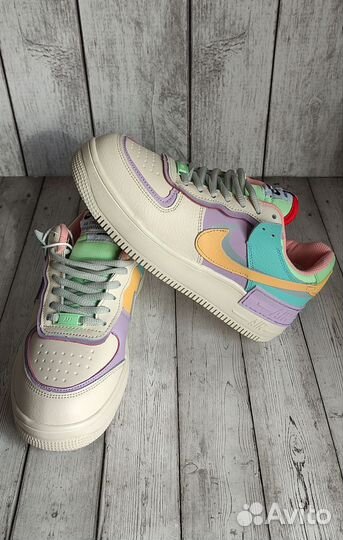 Кроссовки женские зимние на меху nike AIR force 1