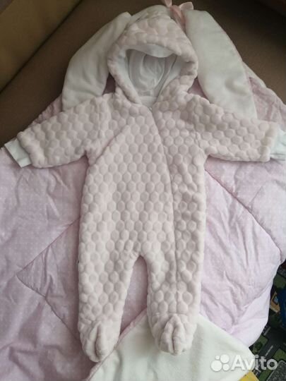 Конверт (комплект) на выписку для девочки весна