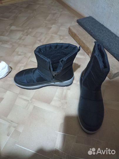 Сапоги мужские зимние дутики 45 - 45,5