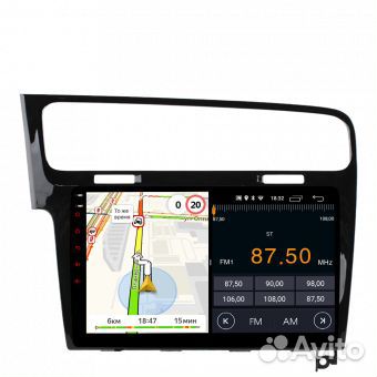 Магнитола Parafar VW Golf 7 2012-2016 Android