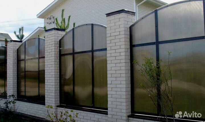 Забор из профнастила работа по договору качественн