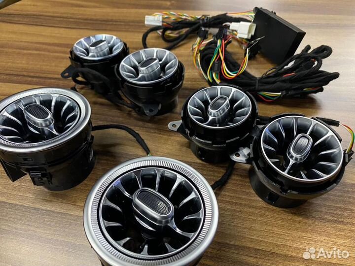 Воздуховоды с подсветкой mercedes S222 2013-2017