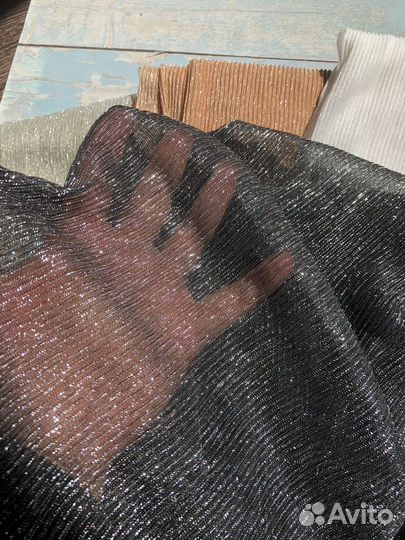 Отрез ткани плиссе