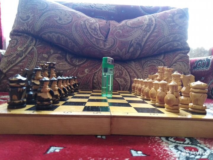 Шахматы деревянные