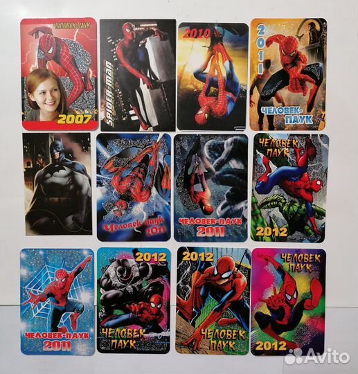 Календарики Человек-паук