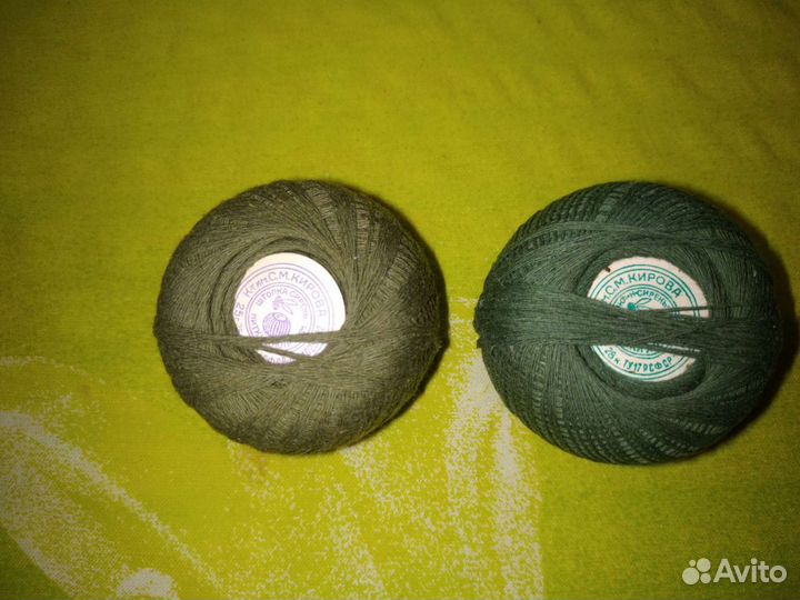 Нитки мулине, штопка Сирень. СССР