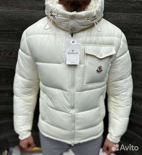 Короткий Пуховик Moncler Montbeliard Premium