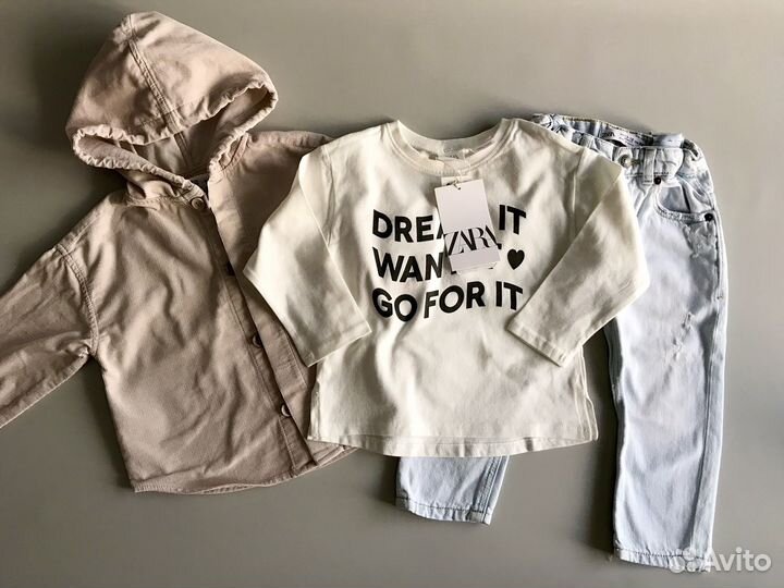 Одежда для мальчика Zara пакетом 80 86