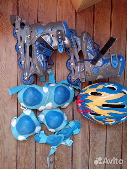 Роликовые коньки детские раздвижные