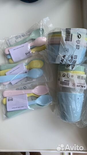 Набор детской посуды Икеа