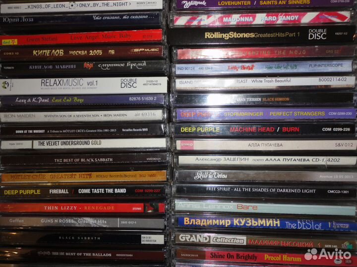 Компакт-диски CD-audio - рок, поп, шансон, др