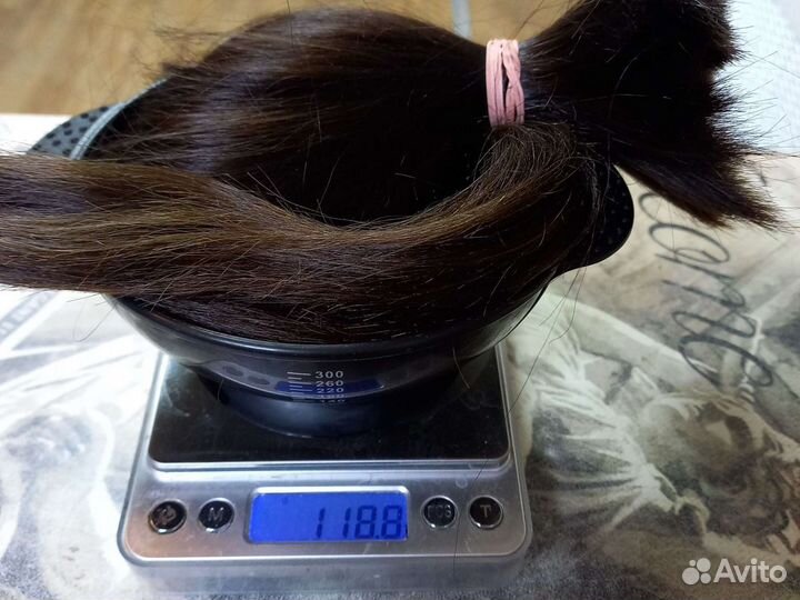 Волосы натуральные.срезы