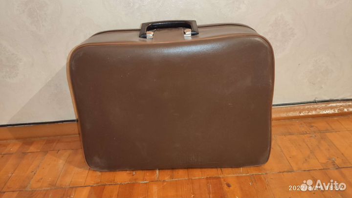Чемодан СССР кожаный раритет