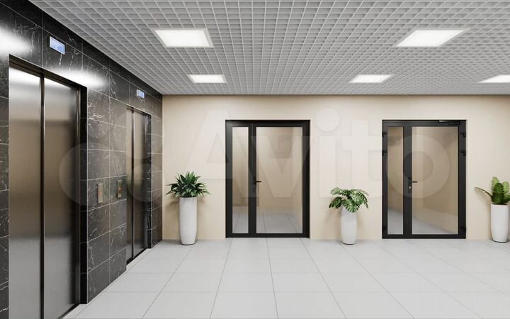 2-к. квартира, 55,4 м², 18/25 эт.