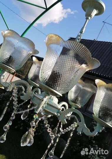 Бронзовая люстра Югославия СССР