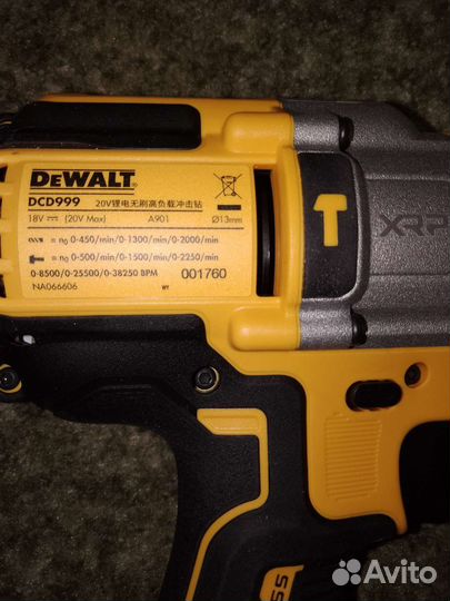 Шуруповерт для ледобура dewalt DCD999