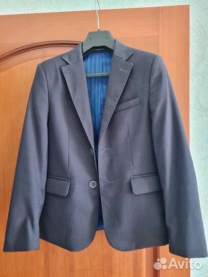 Школьный костюм для мальчика серый 140