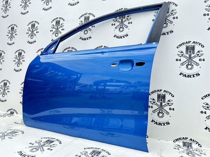 Синяя передняя левая дверь Kia Rio 4 Оригинал