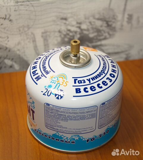 Переходник адаптер на газовый цанговый баллон