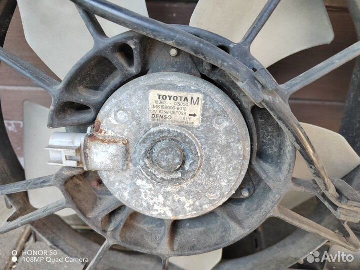 Вентилятор охлаждения Toyota Corolla E12 2011