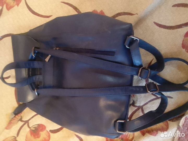 Рюкзак женский кожаный бу