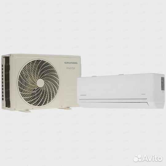 Инверторная grundig grvpo 121,35квм2,гарантия