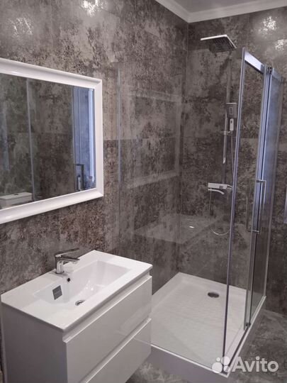 Установка душевых кабин и душевых ограждений