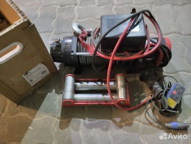 Лебедка электрическая 12v бу