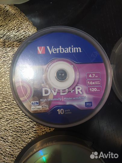 Диски чистые болванки Verbatim TDK DVD-R / DVD-RW