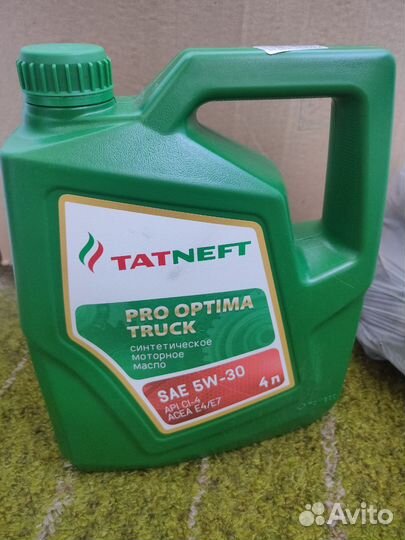 Масло моторное 5w30 Tatneft Pro Optima Truck