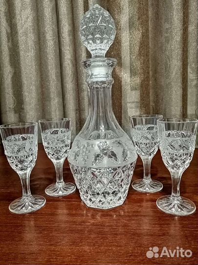 Винтажный набор для алкоголя bohemja