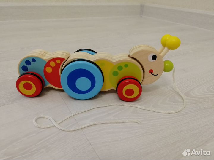 Деревянные каталки, машинки, животные