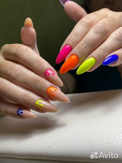 Покрытие гель-лаком и наращивание ногтей