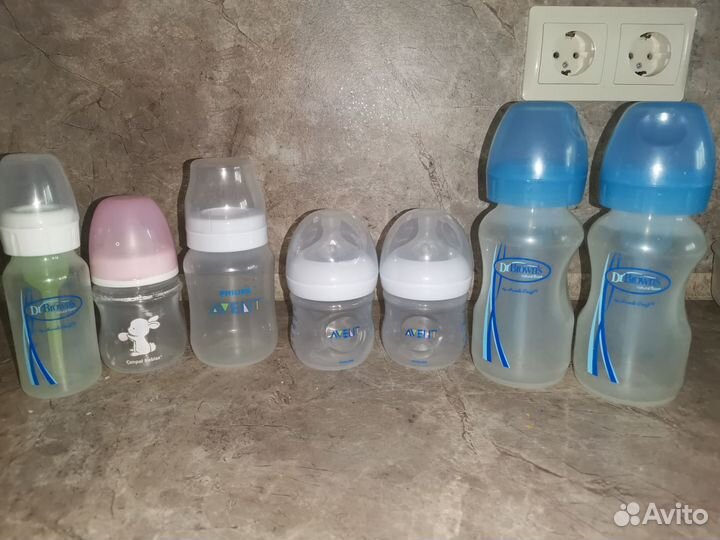 Бутылочки avent, dr. Browns, canpol babies
