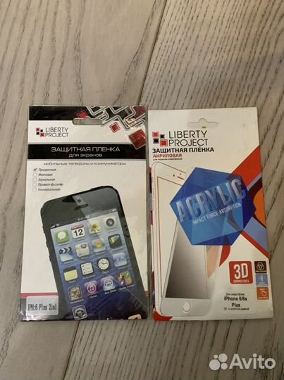 Чехол на iPhone 6 и защитная пленка 6 plus