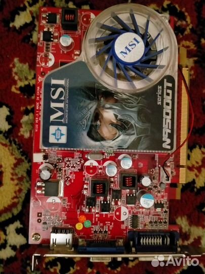 Видеокарта затычка gt9500