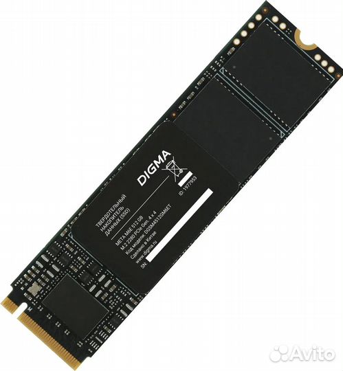 Диск SSD Digma Meta M6E M.2 512Гб
