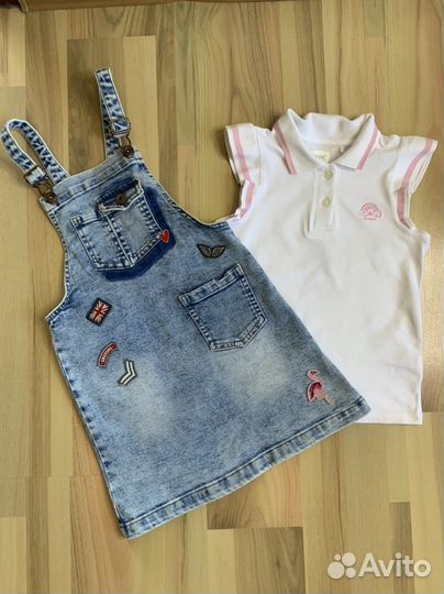 Одежда для девочки пакетом 110 116