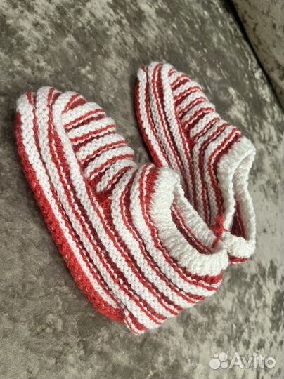 Носки тапочки вязанные новые ручная работа
