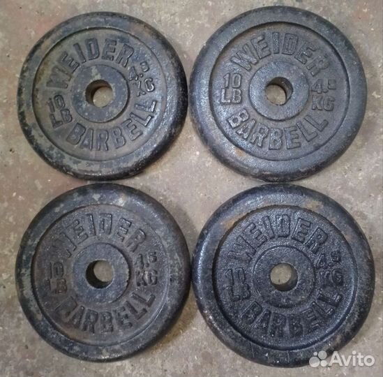 Блины для штанги Weider Barbell