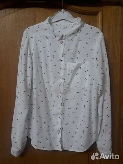 3 школьные блузки 146рост